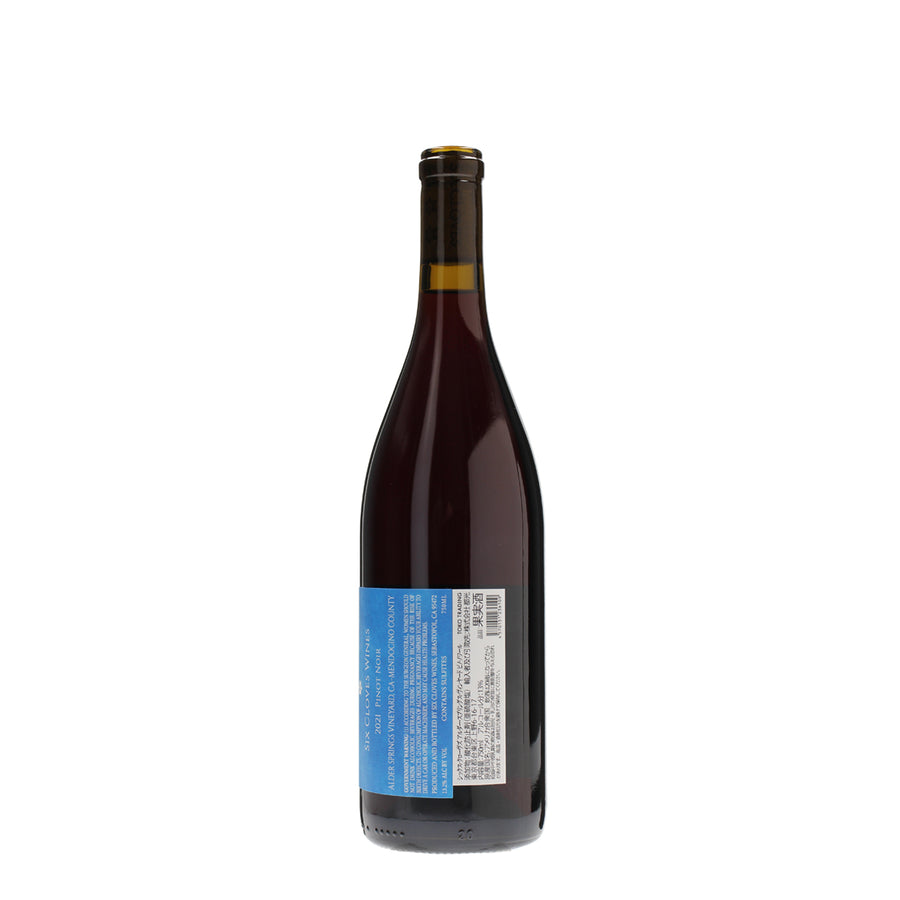 日本ワイン_アルダー・スプリングス・ヴィンヤード　ピノ・ノワール 2021_SIX CLOVES WINES_アメリカ産赤ワイン_ミディアムボディ_750ml