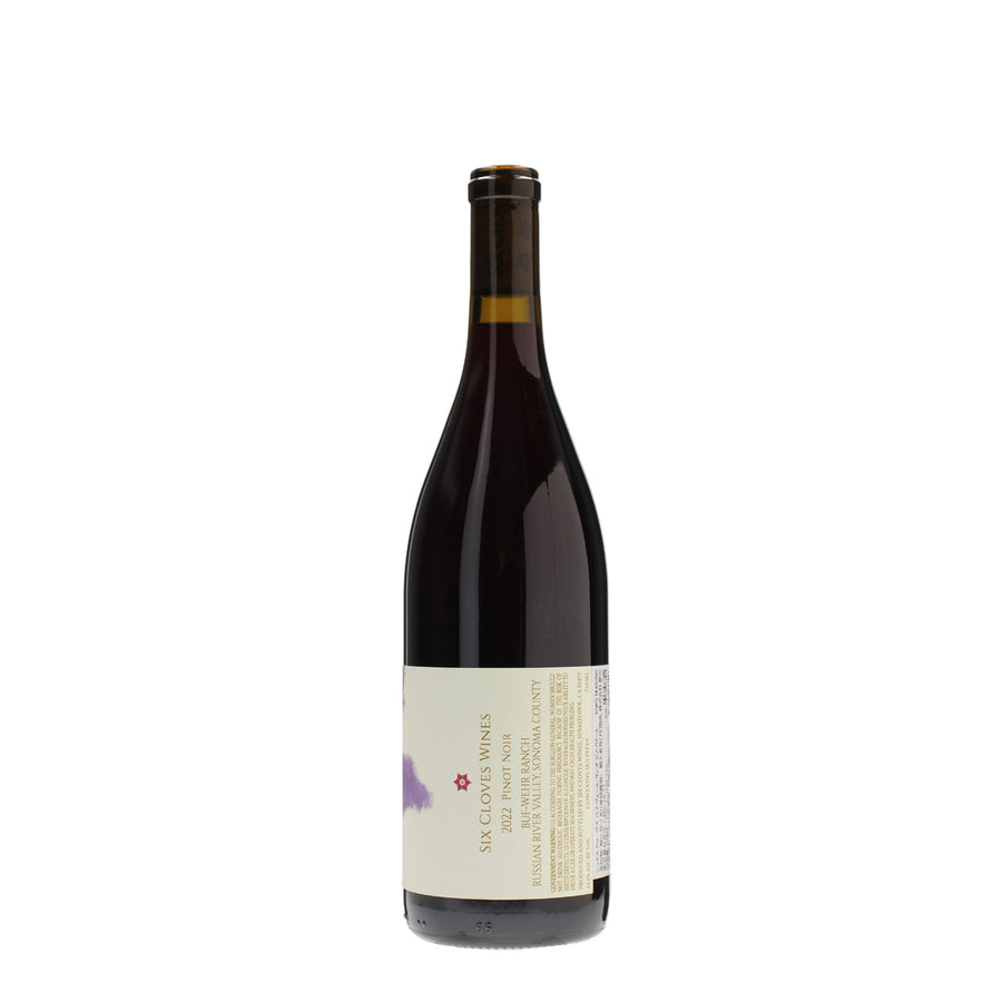 日本ワイン_バフ・ヴェール・ランチ　ピノ・ノワール 2022_SIX CLOVES WINES_アメリカ産赤ワイン_ミディアムボディ_750ml
