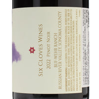 日本ワイン_バフ・ヴェール・ランチ　ピノ・ノワール 2022_SIX CLOVES WINES_アメリカ産赤ワイン_ミディアムボディ_750ml