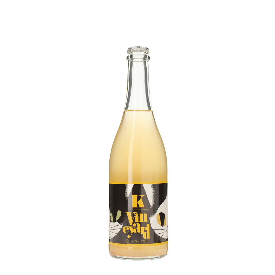 日本ワイン_K-vineyard甲州ペティアン2025_木谷ワイン_奈良県産スパークリングワイン_辛口_750ml