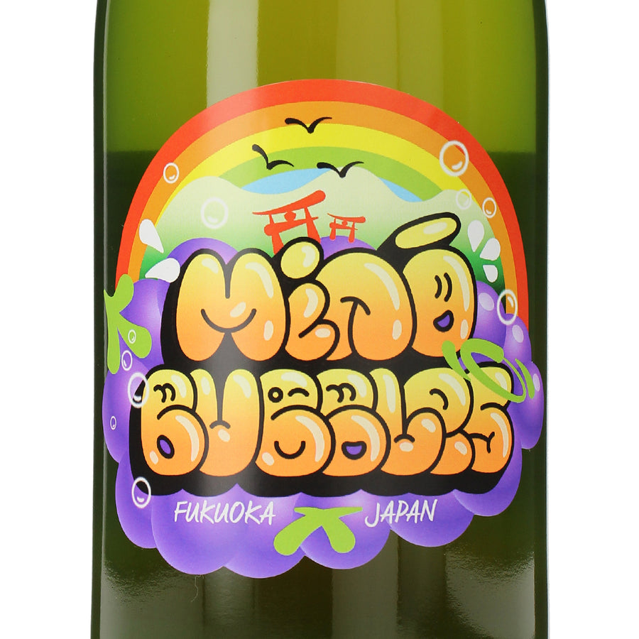 日本ワイン_MINǑ BUBBLE 2024_SHINDO WINES_福岡県産スパークリングワイン_辛口_750ml