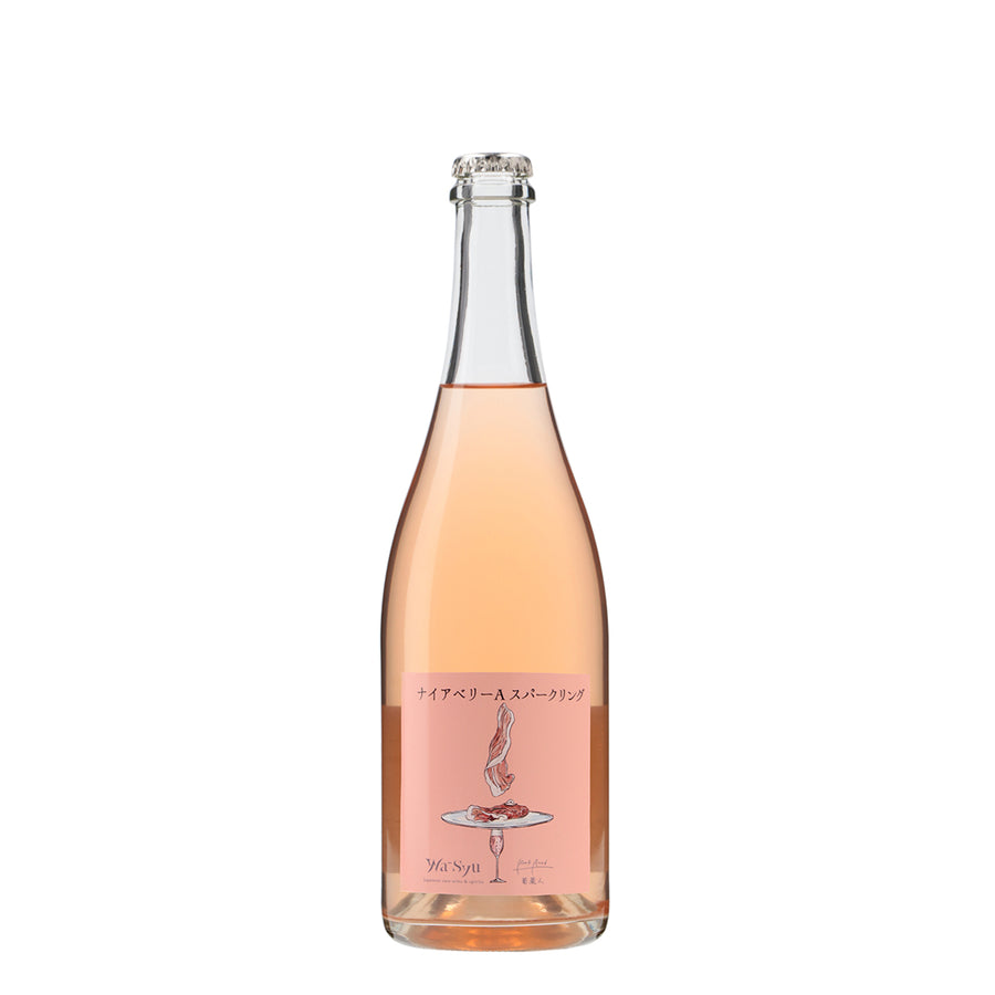 日本ワイン_【BookRoad×wa-syu】ナイアベーリーA_BookRoad ～葡蔵人～_東京都産スパークリングワイン_辛口_750ml