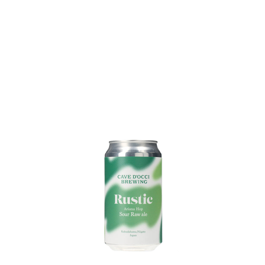 日本ワイン_Rustic - ラスティック -_カーブドッチブルーイング_新潟県産発泡酒_辛口_365ml