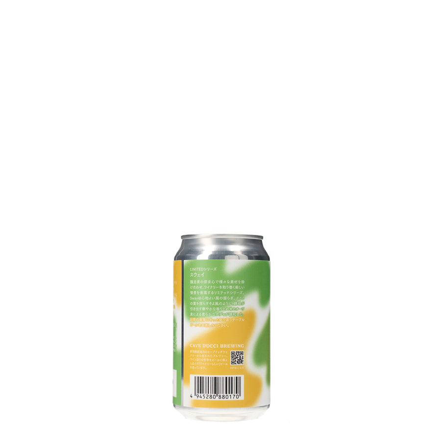 日本ワイン_Sway - スウェイ -_カーブドッチブルーイング_新潟県産発泡酒_辛口_365ml