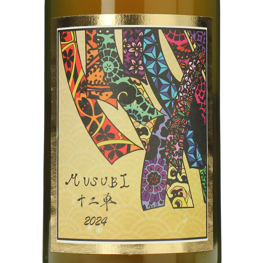 日本ワイン_MUSUBI 十二単 2024_Domaine Bless_北海道産オレンジワイン_辛口_750ml