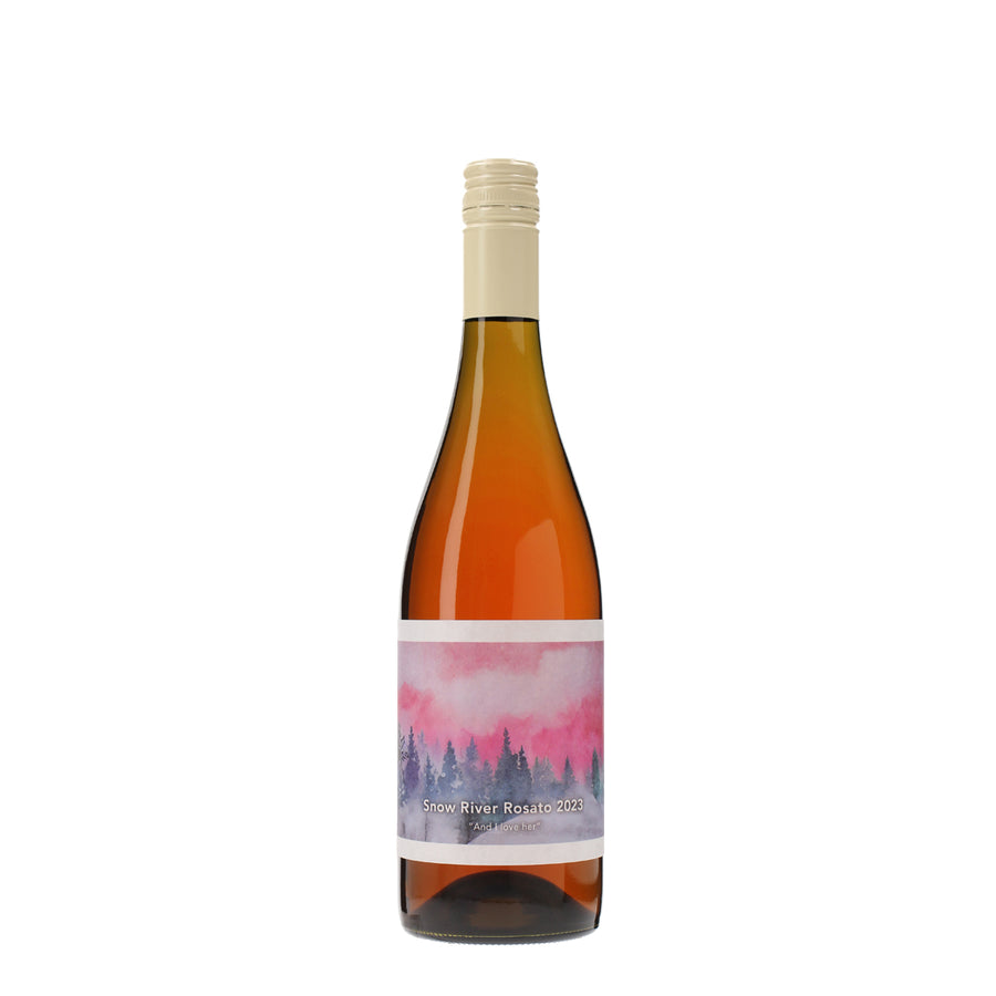日本ワイン_スノーリバー ロザート 2023_雪川醸造_北海道産ロゼワイン_辛口_750ml