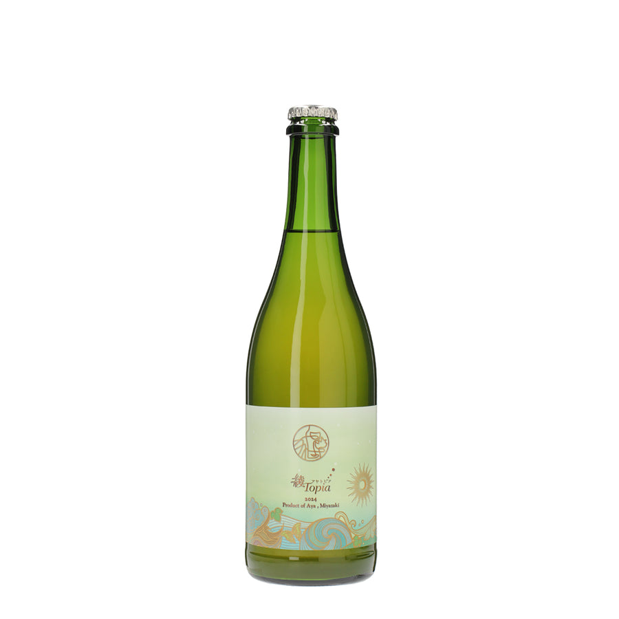 日本ワイン_2024 AyaTopia 綾トピア_KATSUKI WINES_宮崎県産白ワイン_辛口_750ml