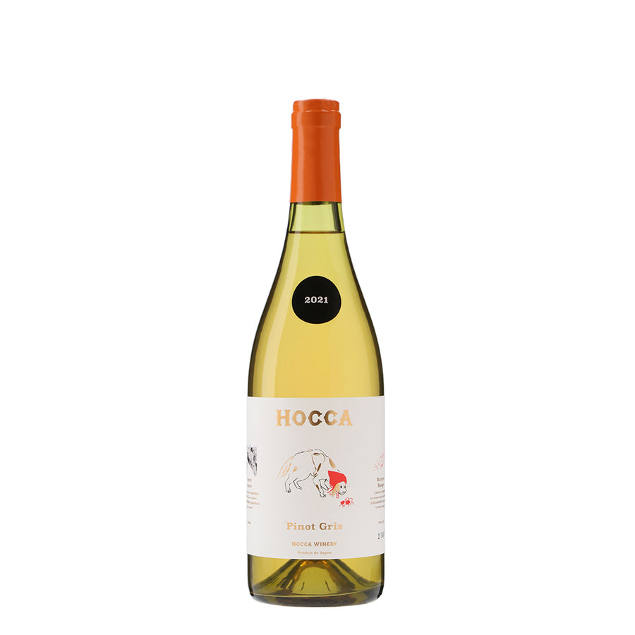 日本ワイン_HOCCA Pinot Grit 2021_HOCCA WINERY_山形県産白ワイン_辛口_750ml