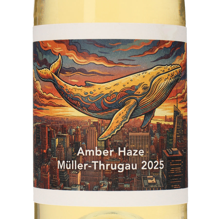 日本ワイン_【雪川醸造×wa-syu】Amber Haze Müller-Thurgau 2025_雪川醸造_北海道産オレンジワイン_辛口_750ml