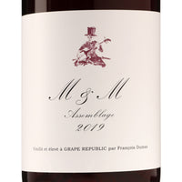 日本ワイン_M & M Assemblage 2019_GRAPE REPUBLIC_山形県産赤ワイン_ミディアムボディ_750ml